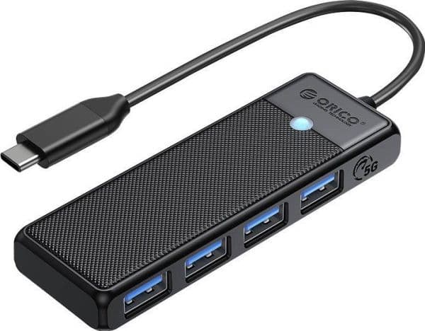 Orico USB A3.0x4 4-in-1 Hub Adapter