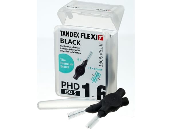 Tandex (6 stk.) Flexi Ultra Soft Black 5,00 mm Medium