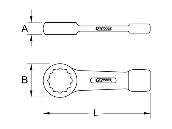 KS Tools 963.7736 9637736 Avaimen rengas