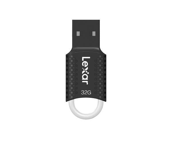 Lexar JumpDrive V40 - USB-flashdrive - 32 GB - USB 2.0 - sort