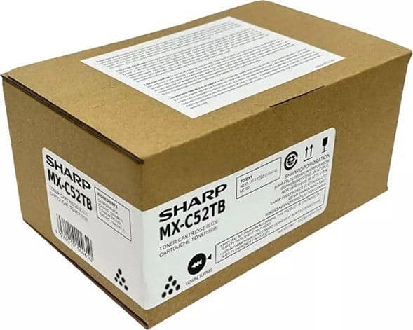 Sharp MXC52TB, 25000 sivua, musta, 1 kpl