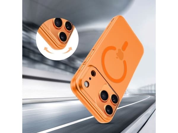 Tech-Protect Magslim MagSafe-deksel til iPhone 17 Pro - oransje