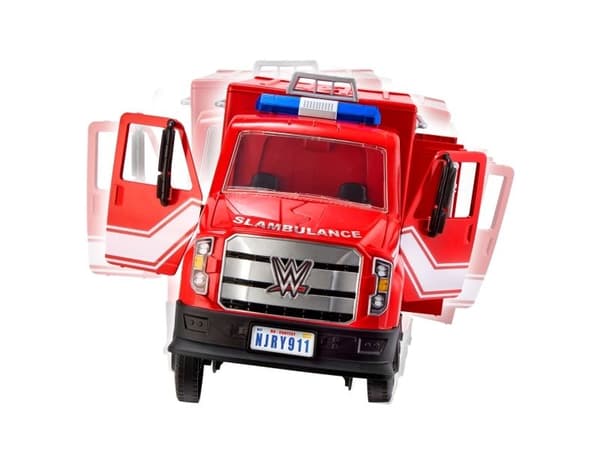 WWE Slambulance Vehicle, 6 År, Multifärg, Plast
