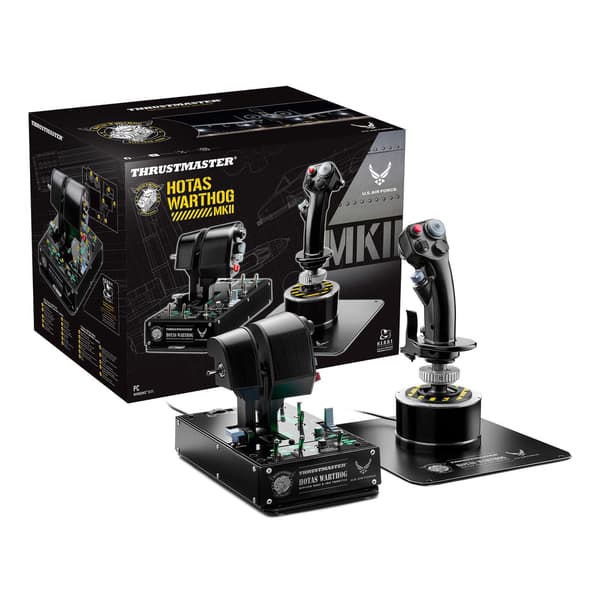 Thrustmaster HOTAS Warthog - Joystick og gasspedal - kablet - for PC