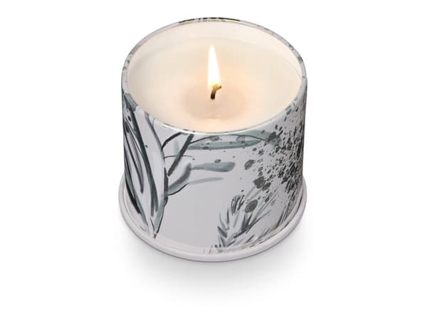 ILLUME Winter White Vanity Tin Duftlys, Hvid,