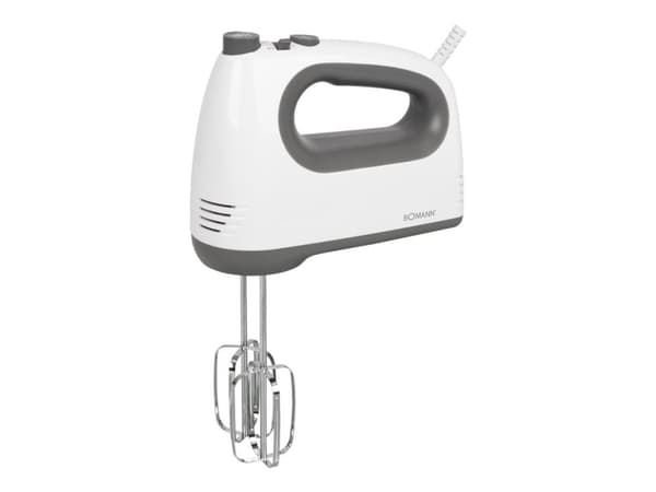 Bomann HM 6054 CB - Håndmikser - 400 W - hvit/grå