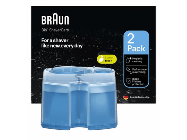 Braun CCR2 Clean & Renew Refill - Lemon Fresh - 2-pack