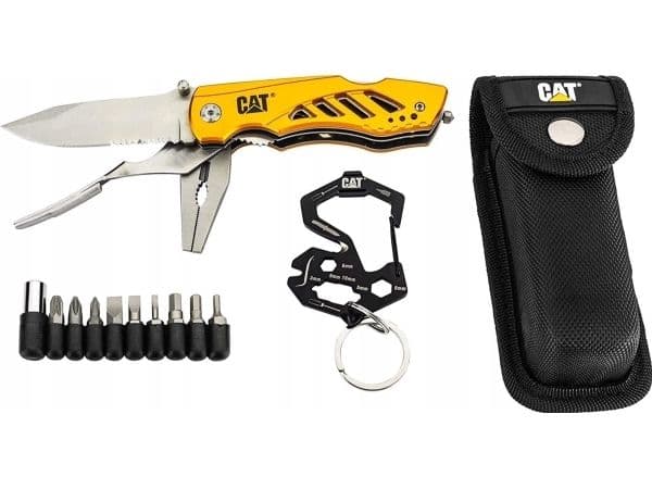 CAT CAT sett 3 deler dobbel multiverktøy med bits
