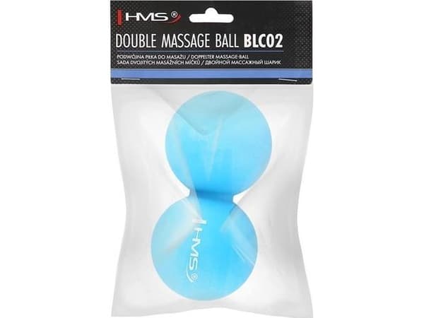 HMS BLC02 Blue lacrosse massasjeball - dobbel