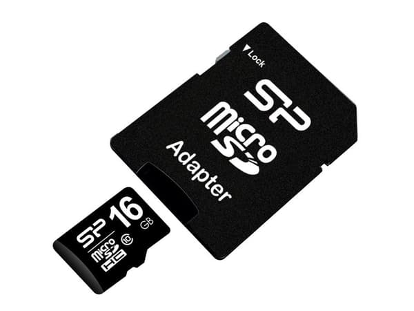 Silicon Power 16GB microSDHC, 16 GB, MicroSDHC, Class 10, Svart