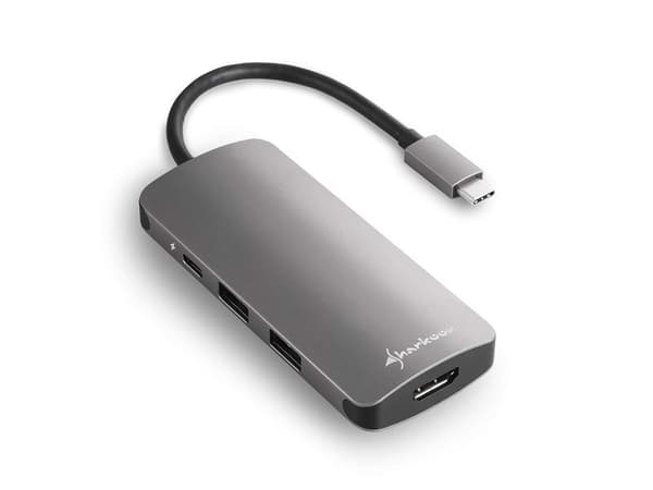 Sharkoon - Dockningsstation - USB-C - HDMI