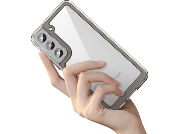 Outer Space-skal för Samsung Galaxy S23 med flexibel ram - blå