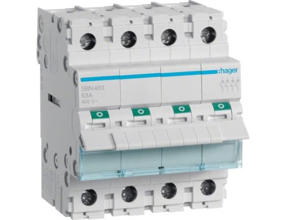 Strömbrytare 4P 63A SBN463