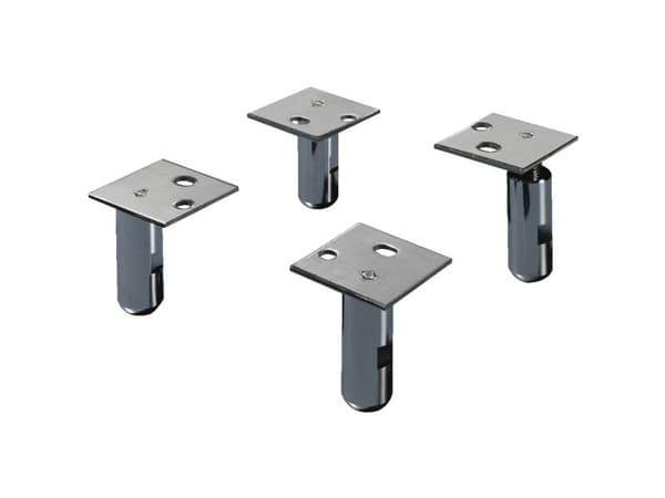 Rittal 2859.000, Rustfritt stål, Sølv, 4 stykker