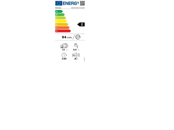 Electrolux ESA47210SW - Diskmaskin - Vit