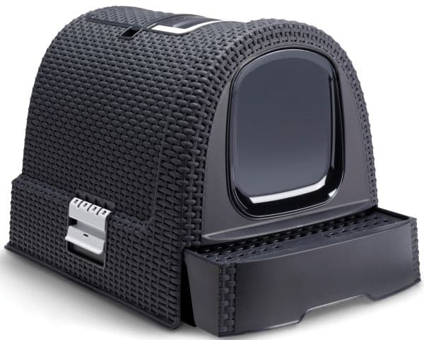 CURVER kattebakke - sort 40 x 38,5 x 51,5 cm
