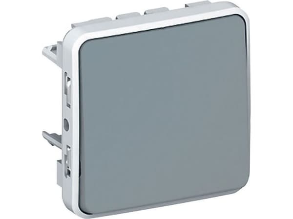 Plexo Afbryder 10A 2M Grå IP55