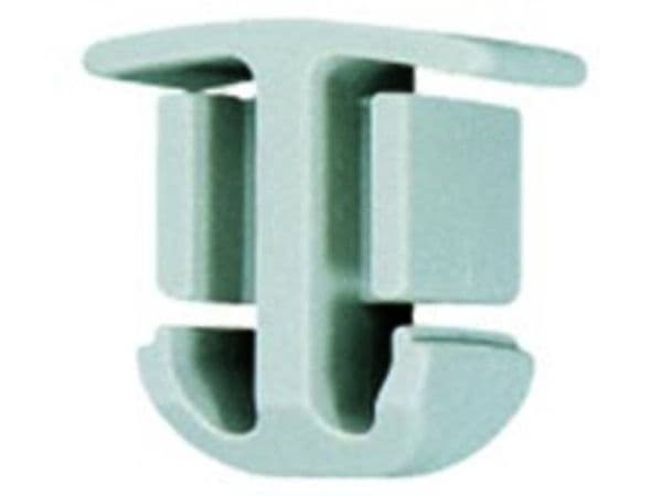 Fischer 58142, Kabelholder, Tak, Nylon, Grå