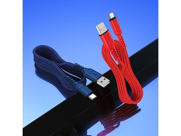 Hoco USB-A - USB-C 1 m USB-kaapeli punainen (6931474744937)