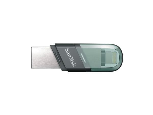 SanDisk iXpand Flip - USB-flashstasjon - 64 GB - USB 3.1 Gen 1 / Lightning