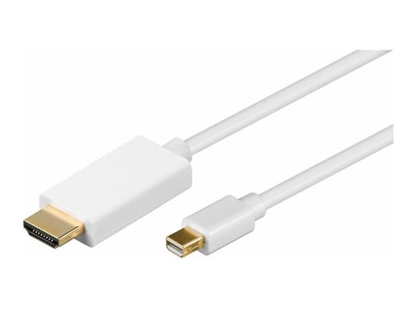 MicroConnect - Adapterkabel - Mini DisplayPort han til HDMI han - 1 m