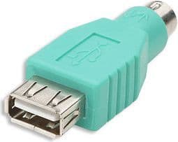 Manhattan USB - PS/2 Adapter, USB, PS/2, Grønn