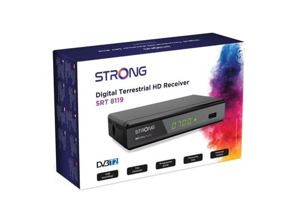 Vahva SRT8119 DVB-T/DVB-T2 H.265 HD -dekooderi