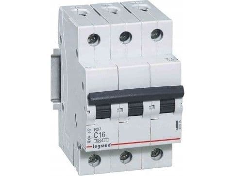 Legrand automatsäkring RX3 3P B25A 6000A - 419171