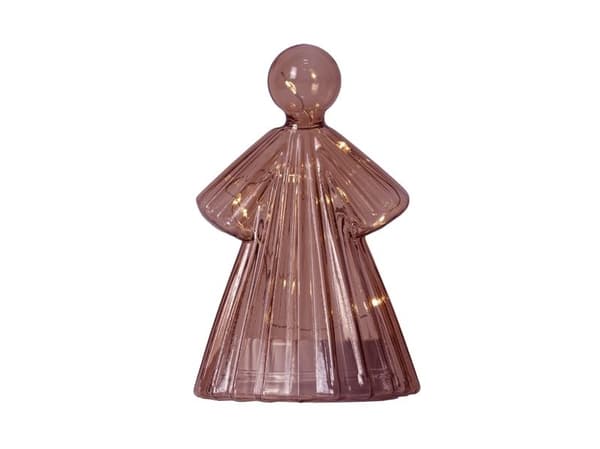 Sirius - Alberte engel burgunder - 14 cm