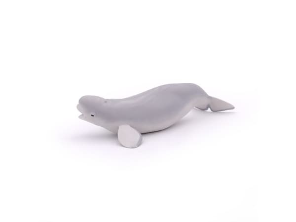 Papo Beluga whale, 3 År, Marine life, Grå, PVC