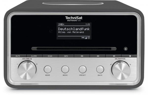 TechniSat DigitRadio 586 - DAB+ radio - silver, antracit