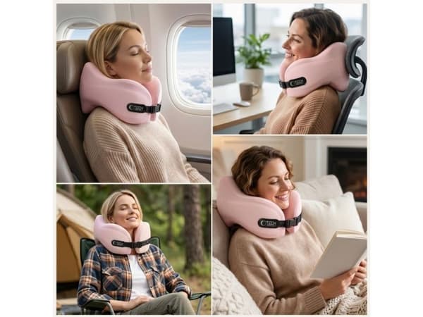 Tech-Protect ComfortRest reise-nakkpute, rosa