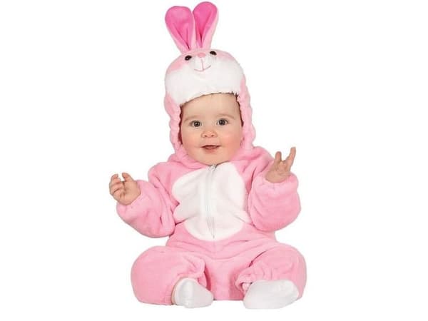 Kanin babykostym rosa