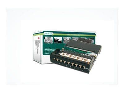 DIGITUS DN-91608SD - Koblingspanel - CAT 5e - 1U - 8 porter
