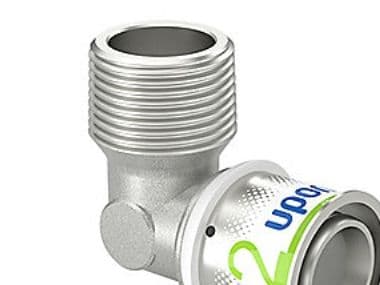 Uponor S-Press PLUS presvinkel 90° muffe/nippeli 32 mm x 1"
