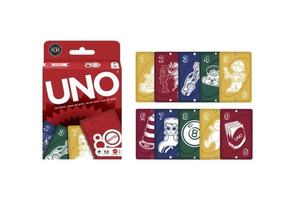 UNO kortos MATTEL 80 (JGK30)