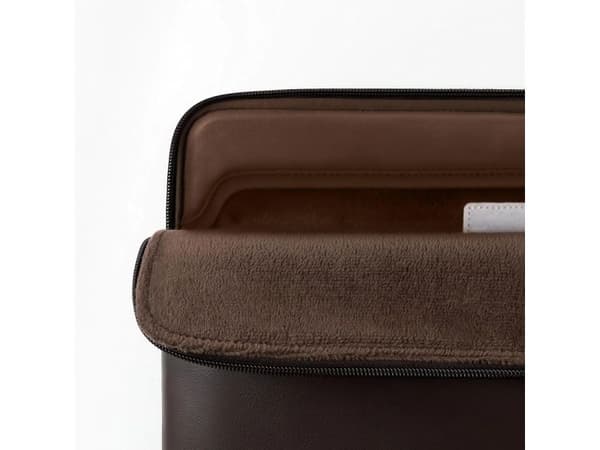 Tech-Protect fleece-laptoptväska 13-14" - brun