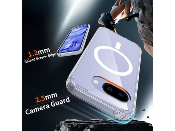 Tech-Protect FlexAir Hybrid MagSafe Case for Google Pixel 10A - Clear