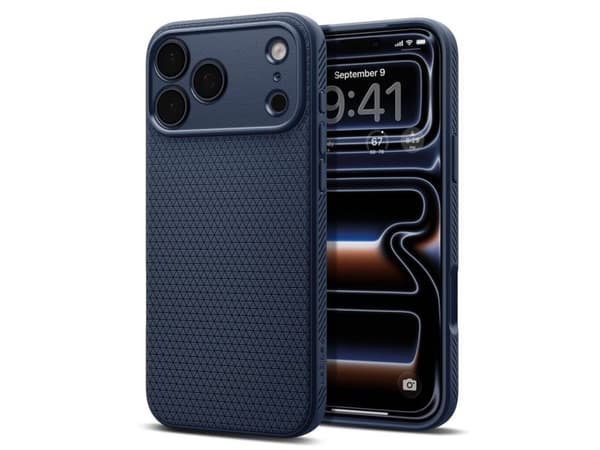 Spigen Liquid Air-deksel til iPhone 17 Pro Max - blå