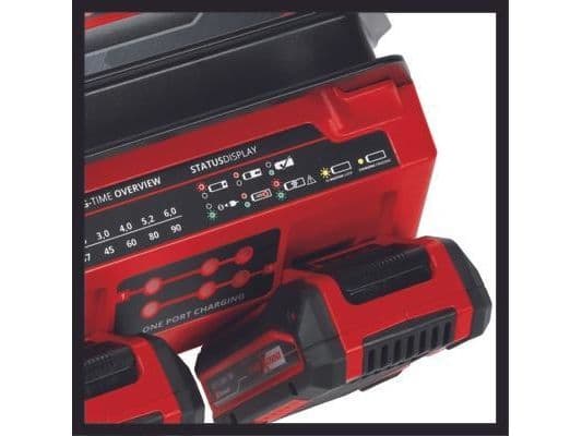 Einhell X-Quattrocharger, Batterilader, Einhell, Sort, Rød, AC, 18 V, 4 A