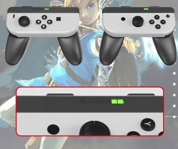 JYS håndtak til Joy-Con, svart
