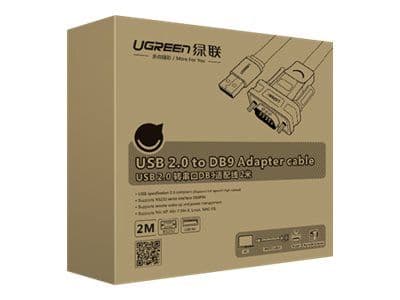 Ugreen - Seriell adapter - USB 2.0 - RS-232