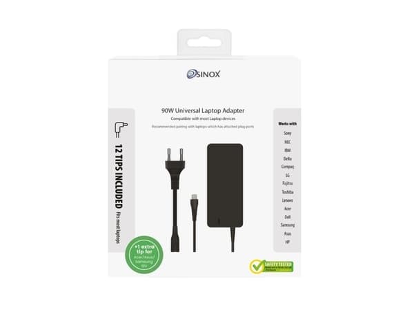 Sinox Universal 90W strømforsyning