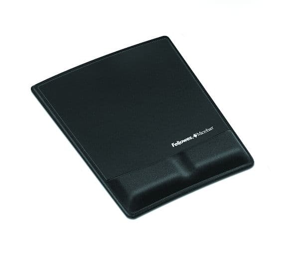 Fellowes Wrist Support - Musematte med håndleddsstøtte - svart