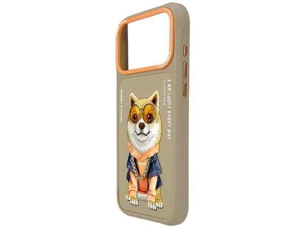 Nimmy Glasses Cool nag-deksel til iPhone 17 Pro - beige