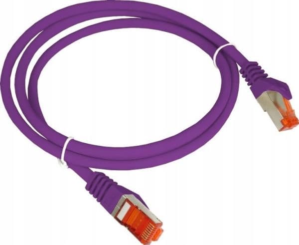 Alantec Patch-ledning ALANTEC kat.6A S/FTP lilla 0,25m LSOH