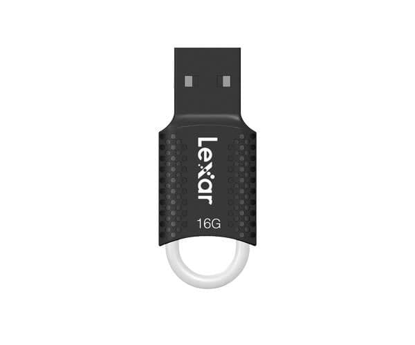 Lexar JumpDrive V40 - USB-flashdrive - 16 GB - USB 2.0 - sort
