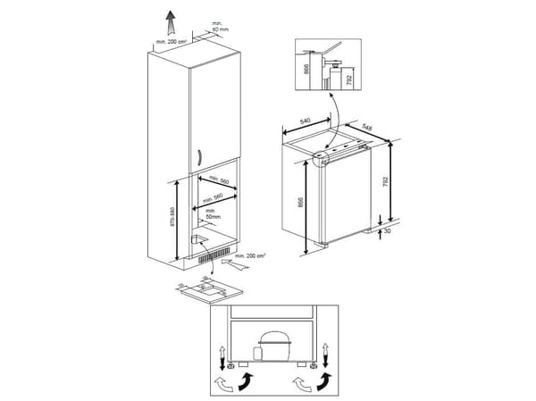 Jääkaappi BEKO B1854N