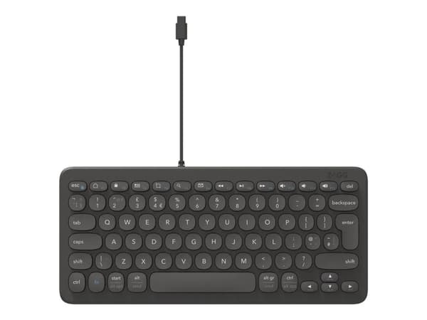 ZAGG Connect Keyboard 12C, Langallinen, USB, QWERTY, Musta