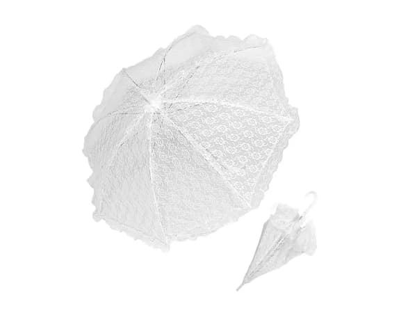 Widmann bländrosa parasoll, vit